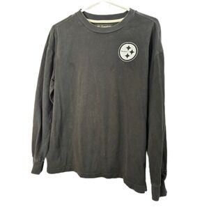 Pittsburgh Steelers Fanatics Signature NFL Football Long Sleeve T Shirt‎ L
